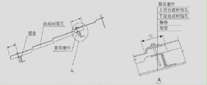 合成树脂瓦安装图